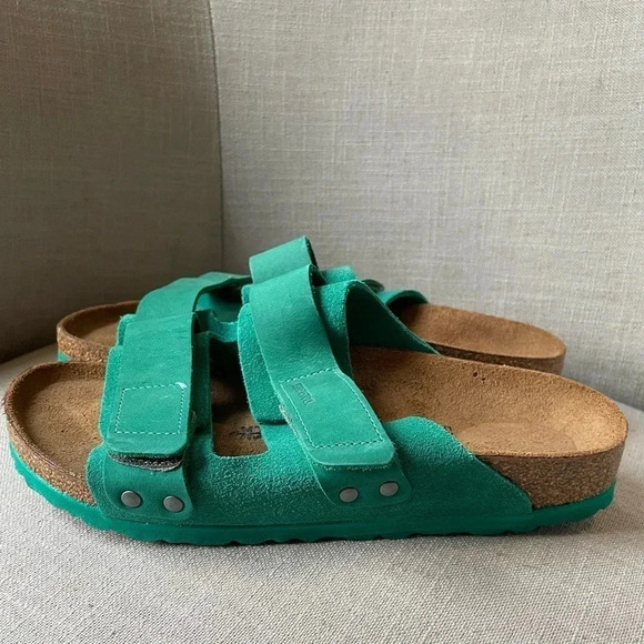 NWOT Birkenstock Uji Nubuck-Suede Sandals Size 38 - Picture 6 of 12